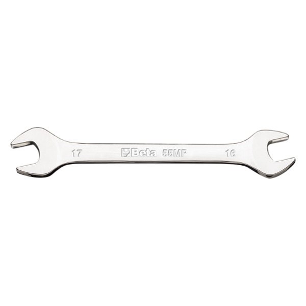 Beta Tools® - 55MP-Series 10 mm x 11 mm Rounded Chrome Double Open End Wrench