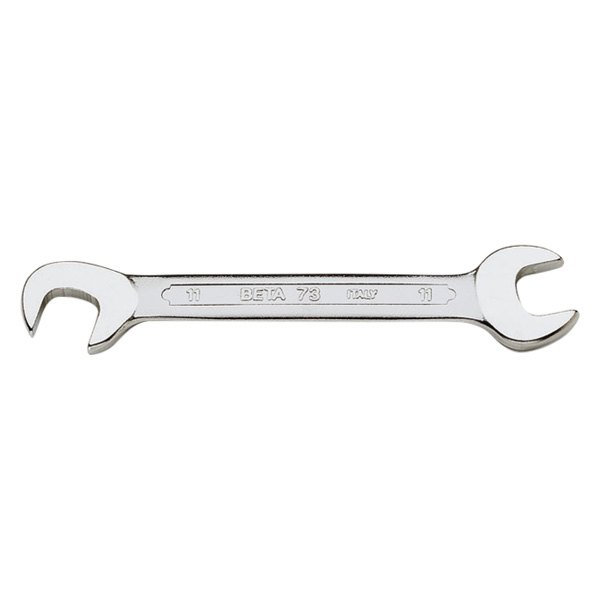 Beta Tools® - 73-Series 8 mm Rounded Thin 75° Angled Head Double Open End Wrench