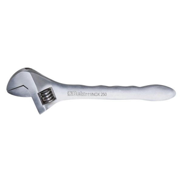 Beta Tools® - 111INOX-Series 18 mm x 6" OAL Plain Handle Adjustable Wrench