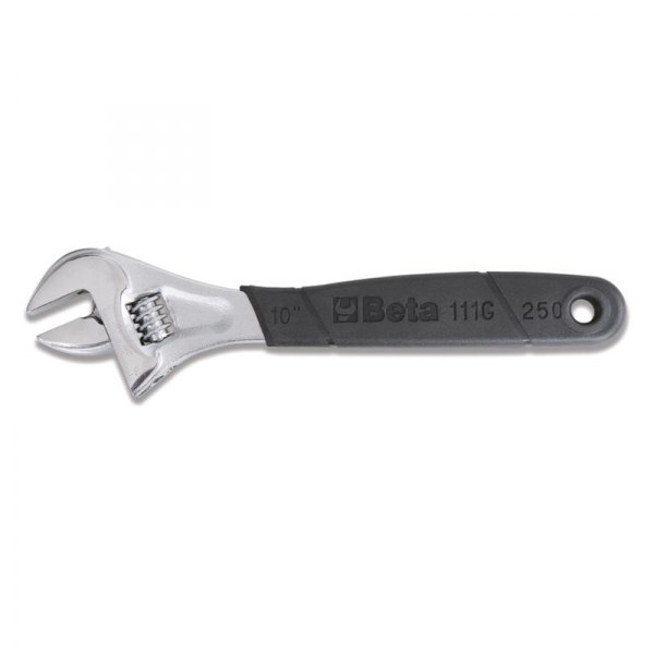 Beta Tools® - 111G-Series 34 mm x 9-7/8" OAL Chrome Dipped Handle Adjustable Wrench