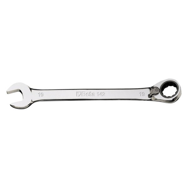 Beta Tools® - 142-Series 18 mm 12-Point Angled Head Reversible Ratcheting Combination Wrench