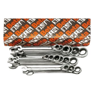 BETA 142 S15//S19 REVERSIBLE RATCHETING COMBINATION METRIC SPANNER SETS