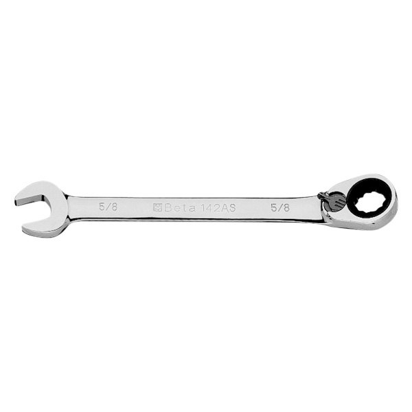 Beta Tools® - 142AS-Series 5/16" 12-Point Straight Head Reversible Ratcheting Combination Wrench