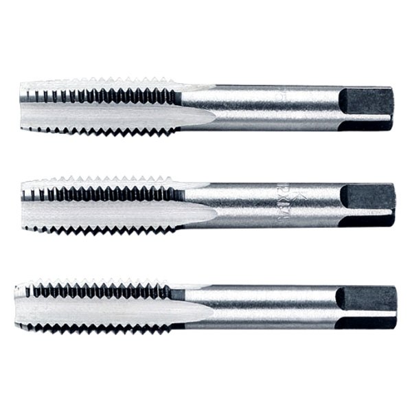 Beta Tools® - 430ASC-Series 3-Piece 1/4"-20 UNC SAE Chrome-steel Right-Hand Coarse Pitch Hand Tap Set