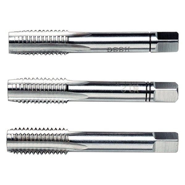Beta Tools® - 431-Series 3-Piece M3 x 0.50 Metric HSS Right-Hand Coarse Pitch Hand Tap Set