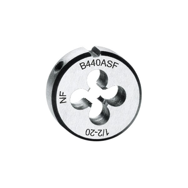 Beta Tools® - 440ASF-Series 1/4"-28 UNF SAE Chrome-steel Right-Hand Fine Pitch Round Die
