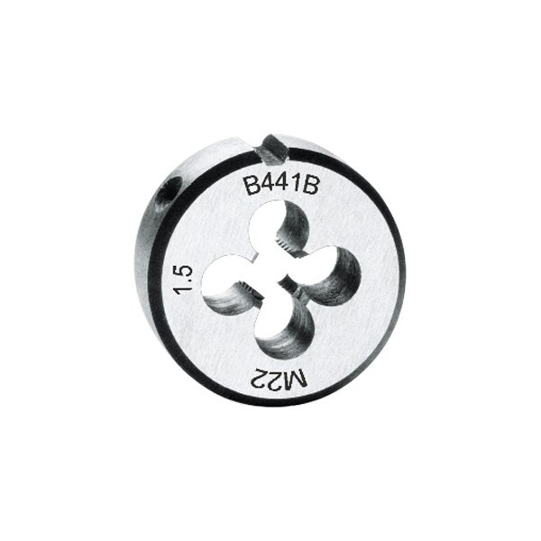Beta Tools® - 441B-Series M18 x 1.50 Metric Chrome-steel Right-Hand Fine Pitch Round Die
