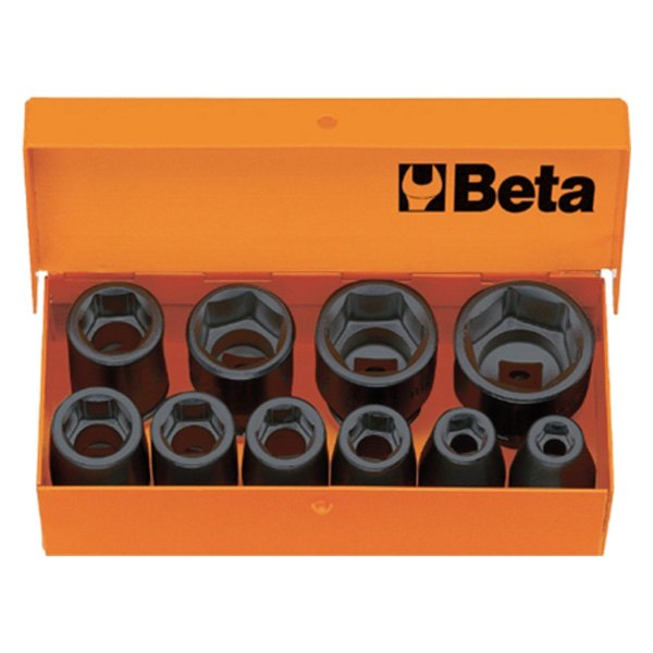 Beta Tools® - (10 Pieces) 3/8" Drive Metric 6-Point Impact Socket Set