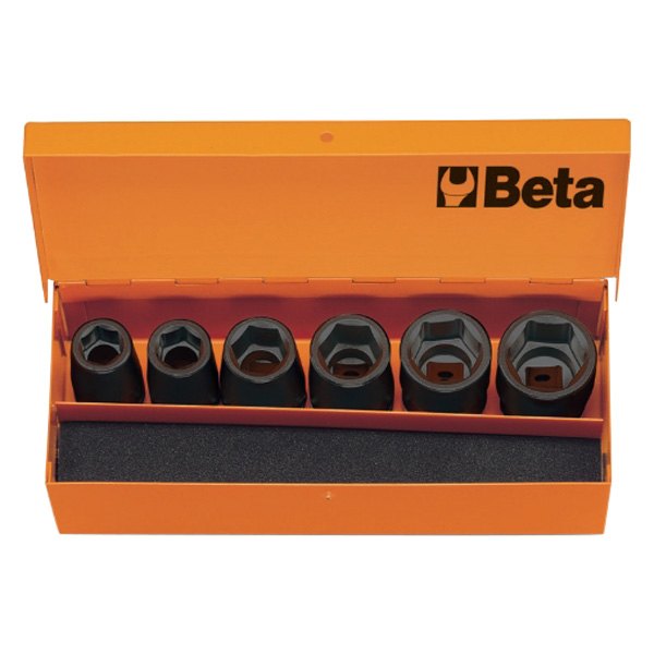 Beta Tools® - (6 Pieces) 1/2" Drive Metric 6-Point Impact Socket Set