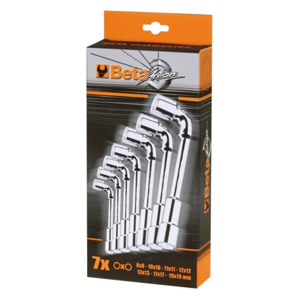 Beta Tools® - 933/S11™ 6-Point Metric L-Style 2-Way Socket End Wrench Set, 11 Pieces