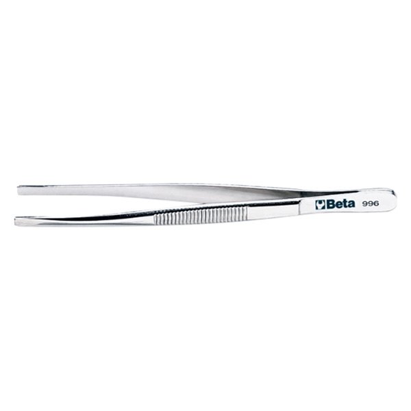 Beta Tools® - 996-Series 150 mm Straight End Spring Tweezers with Wide Tips