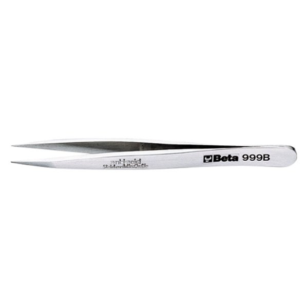 Beta Tools® - 999B-Series 120 mm Strong Straight End Spring Tweezers