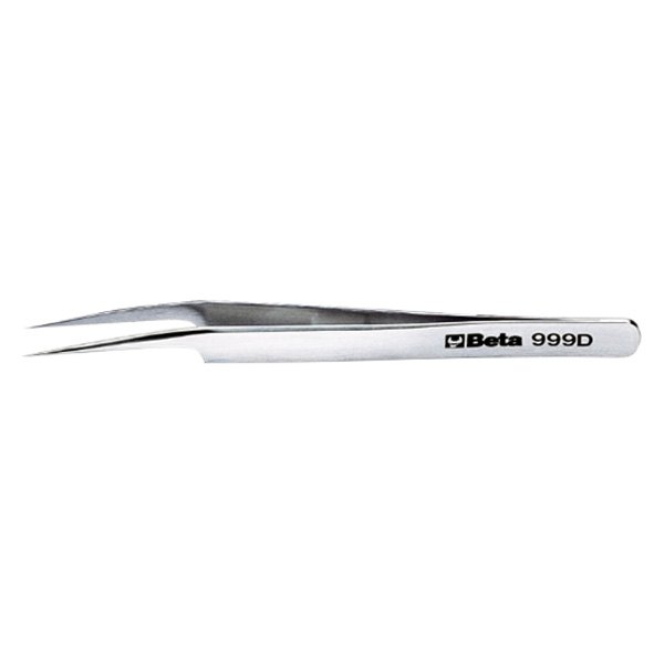 Beta Tools® - 999D-Series 115 mm Extra Slim Angled End Spring Tweezers