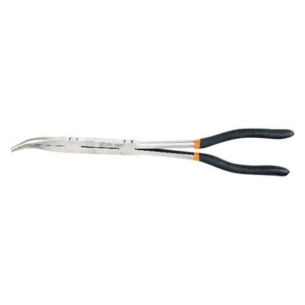 Beta Tools® - 1009L/DP-Series™ 13-1/4" Double Joint Bent Jaws Dipped Handle Long Reach Needle Nose Pliers