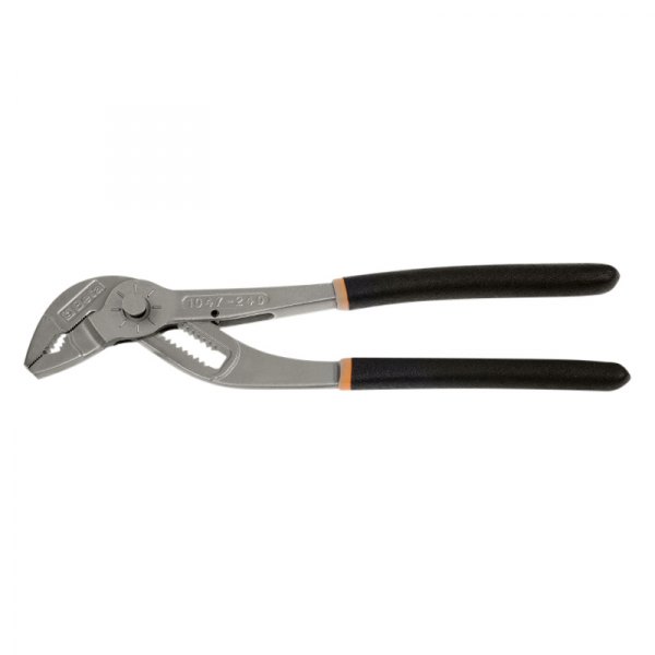 Beta Tools® - 1047-Series™ 7" V-Jaws Dipped Handle Push Button Tongue & Groove Pliers