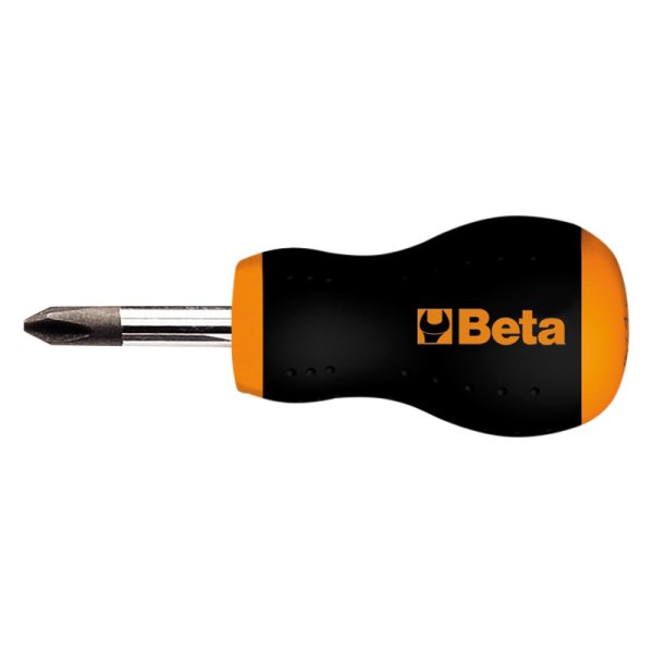 Beta Tools® - BetaEasy 1202N-Series PH1 Multi Material Handle Stubby Phillips Screwdriver