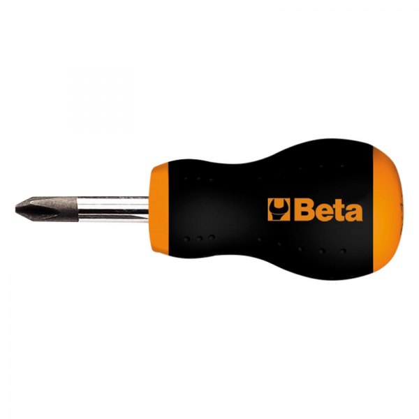 Beta Tools® - BetaEasy 1202N-Series PH2 Multi Material Handle Stubby Phillips Screwdriver