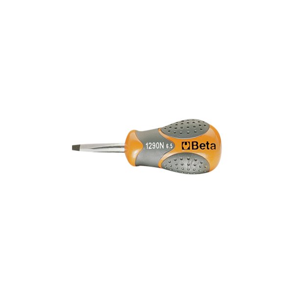 Beta Tools® - BetaMax 1290N-Series 4 mm x 1-3/16" Multi Material Handle Stubby Slotted Screwdriver