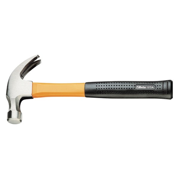 Beta Tools® - 1375A-Series 450 g Plastic Handle Smooth Face Curved Claw Hammer