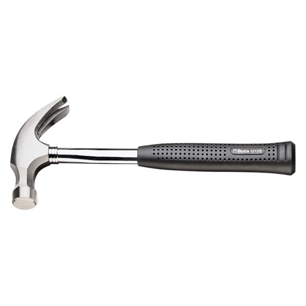 Beta Tools® - 1375B-Series 450 g Steel Handle Smooth Face Curved Claw Hammer