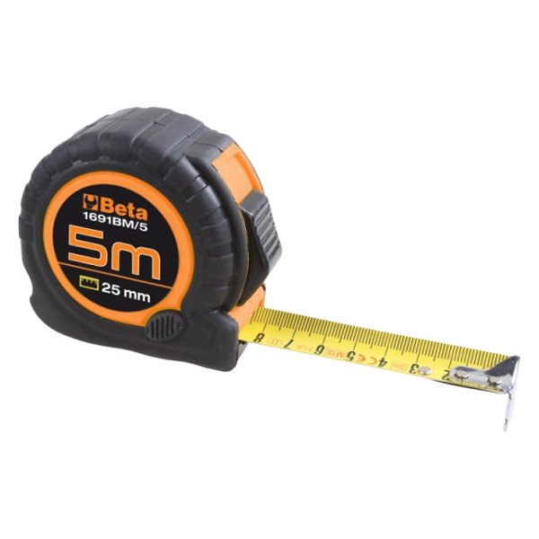Beta Tools® - 1691BM™ 8 m Metric Steel Professional Measuring Tape