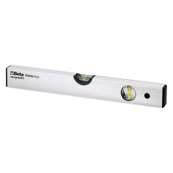 Beta Tools® - 1696B™ 8" Spirit Box Beam Level with Magnetic Bases, 2 Unbreakable Vials