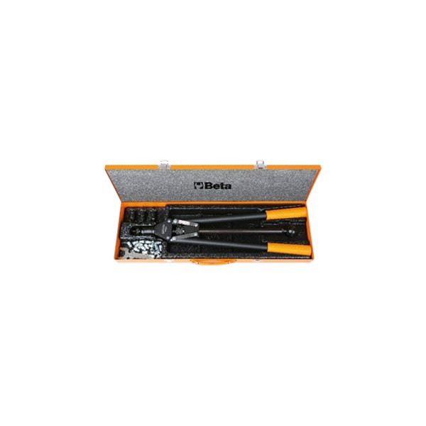 Beta Tools® - 1742A/C-Series M5 to M10 Heavy-Duty Nut Rivet Tool with 60 Pieces Steel Inserts
