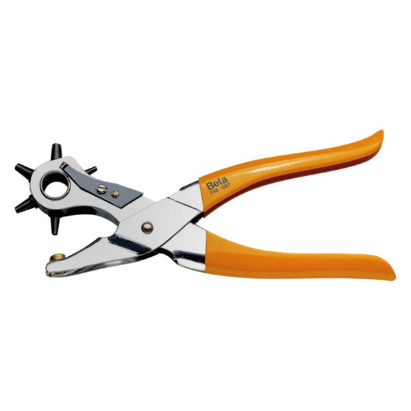 Beta Tools® - 1762-Series 5/64" to 11/64" x 8-1/4 Leather Lever-Operated Hole Punch Tool