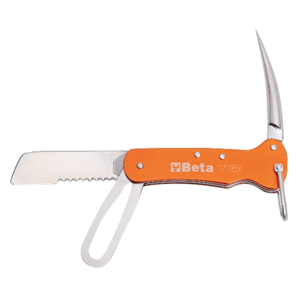 Beta Tools® - 1778X-Series 9-in-1 Orange Multi Knife