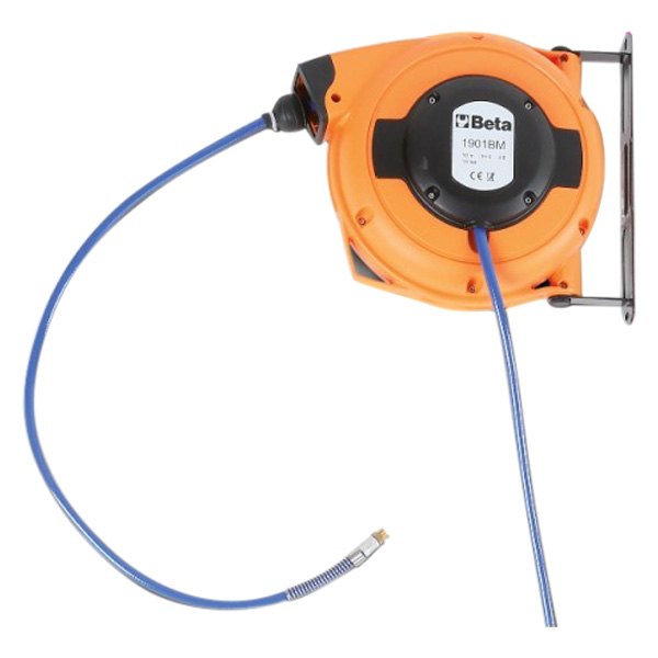 Beta Tools® - Shock-Proof Automatic Air Hose Reel with Plastic 5/16" x 33' Air Hose