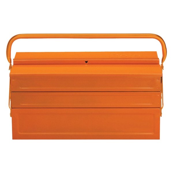 Beta Tools® - C20™ Five-Section Cantilever Sheet Metal Orange Portable Tool Box (17.72" W x 7.87" D x 8.27" H)