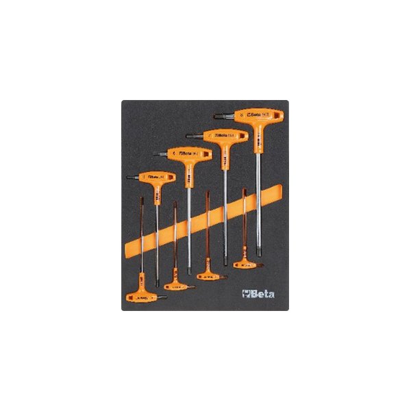 Beta Tools® 024500050 M50Series™ 8Piece 2 to 8 mm Metric Double Tip