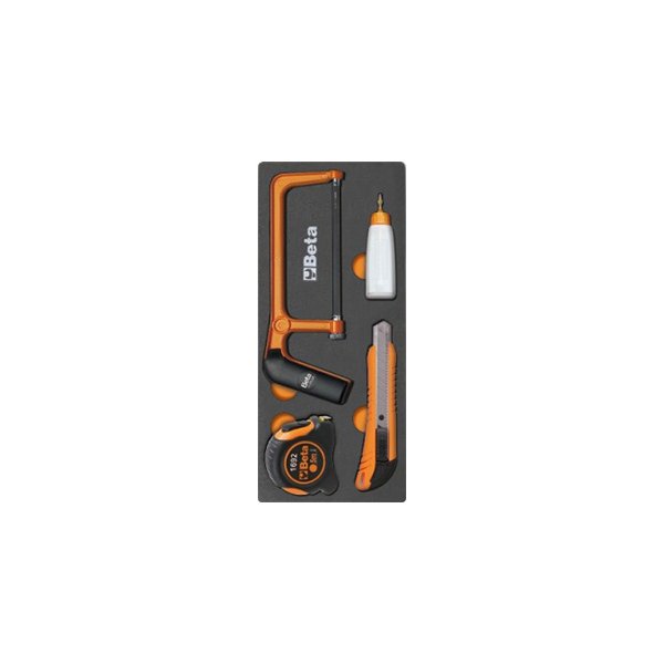 Beta Tools® - M289-Series 4-piece Home Maintenance Tool Set in Soft Thermoformed Tray