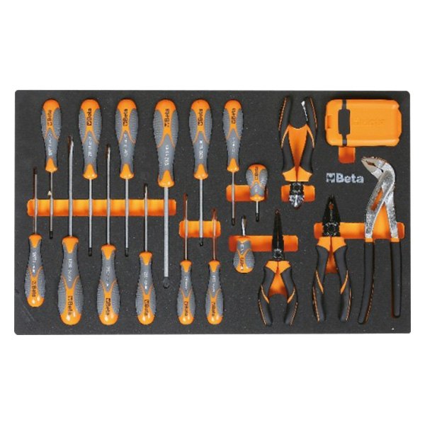 Beta Tools® - M165-Series 49-piece Mechanics Tool Set in Soft Thermoformed Tray