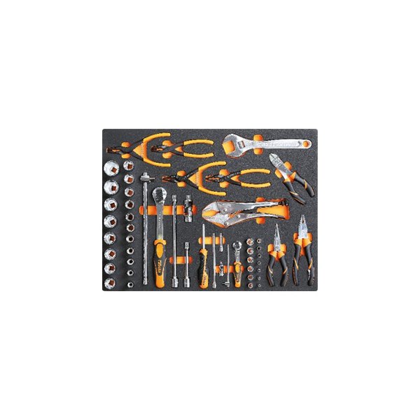Beta Tools® - MB34-Series 52-piece Mechanics Tool Set in Soft Thermoformed Tray