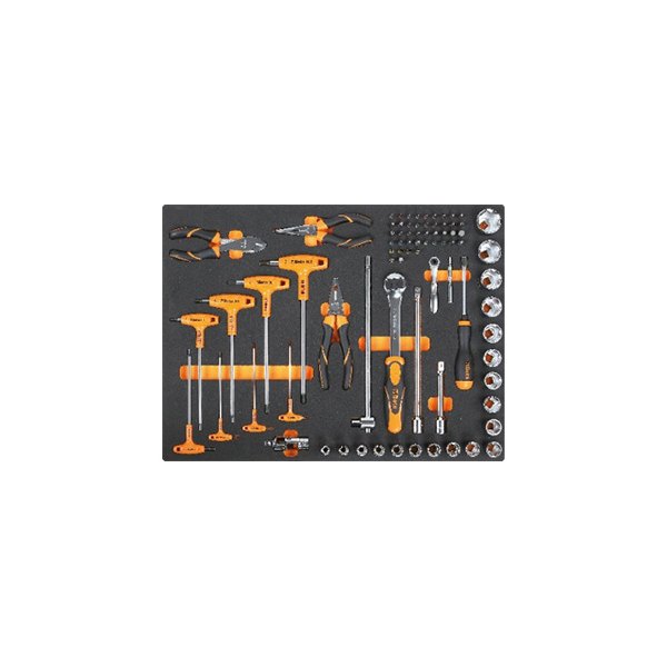 Beta Tools® - MB35-Series 80-piece Mechanics Tool Set in Soft Thermoformed Tray