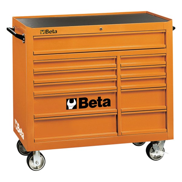 Beta Tools® - C38-Series Orange Mobile Rolling Tool Cabinet (42" W x 18" D x 39.65" H) 