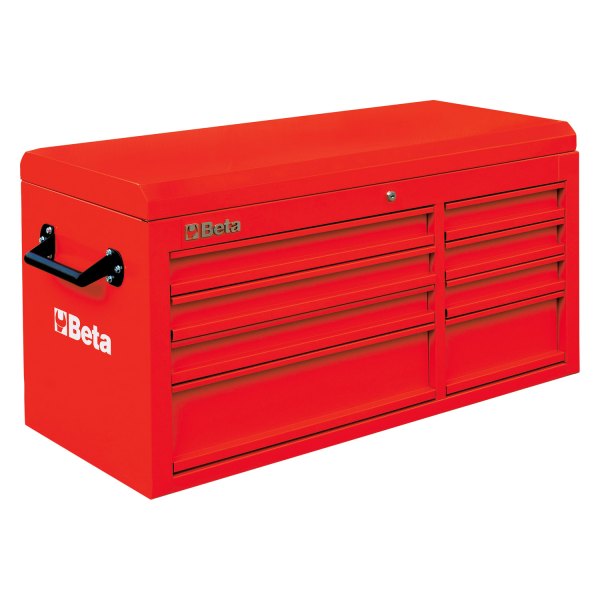 Beta Tools® - C38T-Series Red Top Chest (41.33" W x 17.52" D x 21.65" H) 