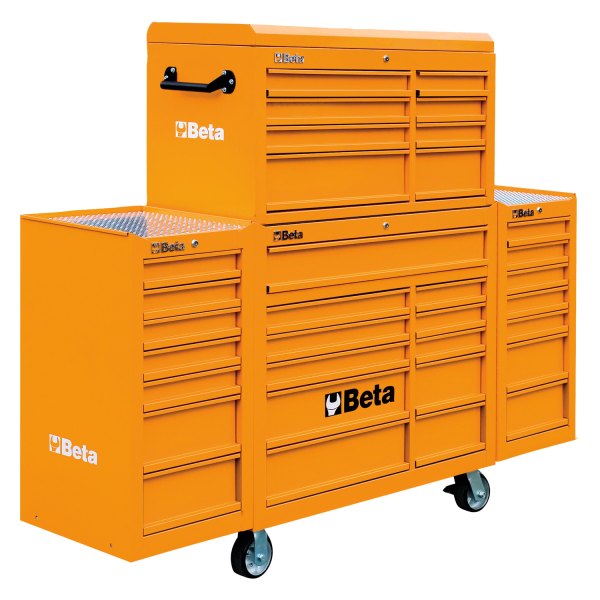 Beta Tools® - C38C-Series Orange Rolling Tool Cabinet (75.86" W) 