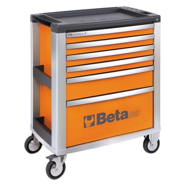 Beta Tools® - C39-Series Orange Mobile Rolling Tool Cabinet (31.49" W x 19.68" D x 38.22" H) 