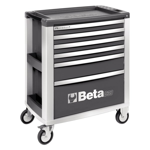Beta Tools® - C39-Series Gray Mobile Rolling Tool Cabinet (31.49" W x 19.68" D x 38.22" H) 