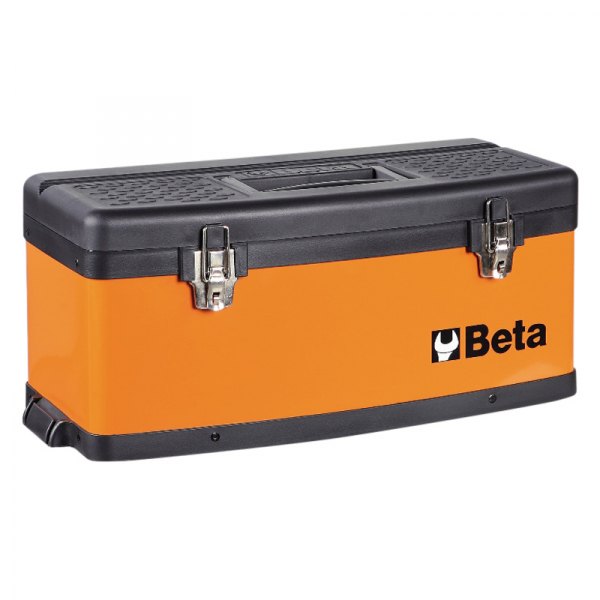 Beta Tools® - C41MS™ Upper Module Sheet Metal Orange Rolling Tool Boxes with Built-In Small Tool Holder (19.48" W x 9.84" D x 8.86" H)