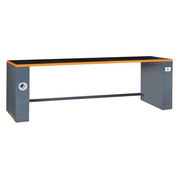 Beta Tools® - C55PRO-Series Orange Workbench with Sockets and Roller (27-9/16" W x 112-13/64" L x 38-37/64" H) 