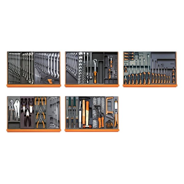 Beta Tools® - 5904VI/2T-Series 153-piece Mechanics Tool Set in Thermoformed Tray