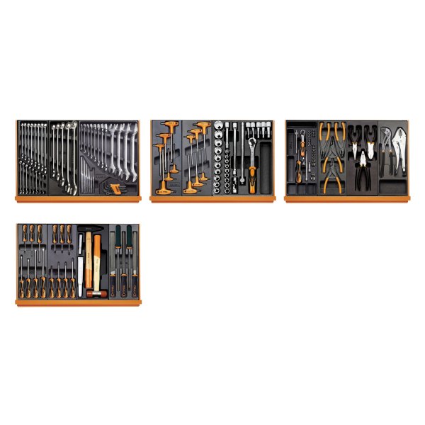 Beta Tools® - 5904VU/3T-Series 146-piece Mechanics Tool Set in Thermoformed Trays