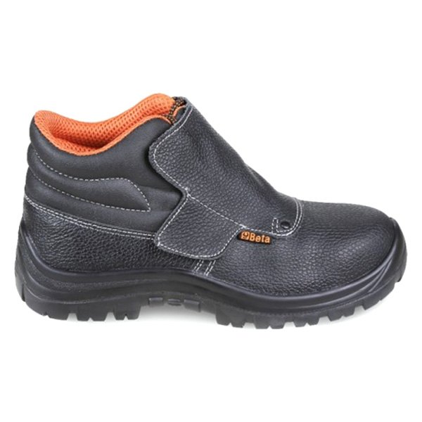 Beta Tools® - 7245BK-Series "Welder Style" Water-Repellent Lace-Up Leather Ankle Shoes