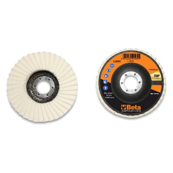 Beta Tools® - 4-1/2" x 7/8" Single-Sided Flap Disc