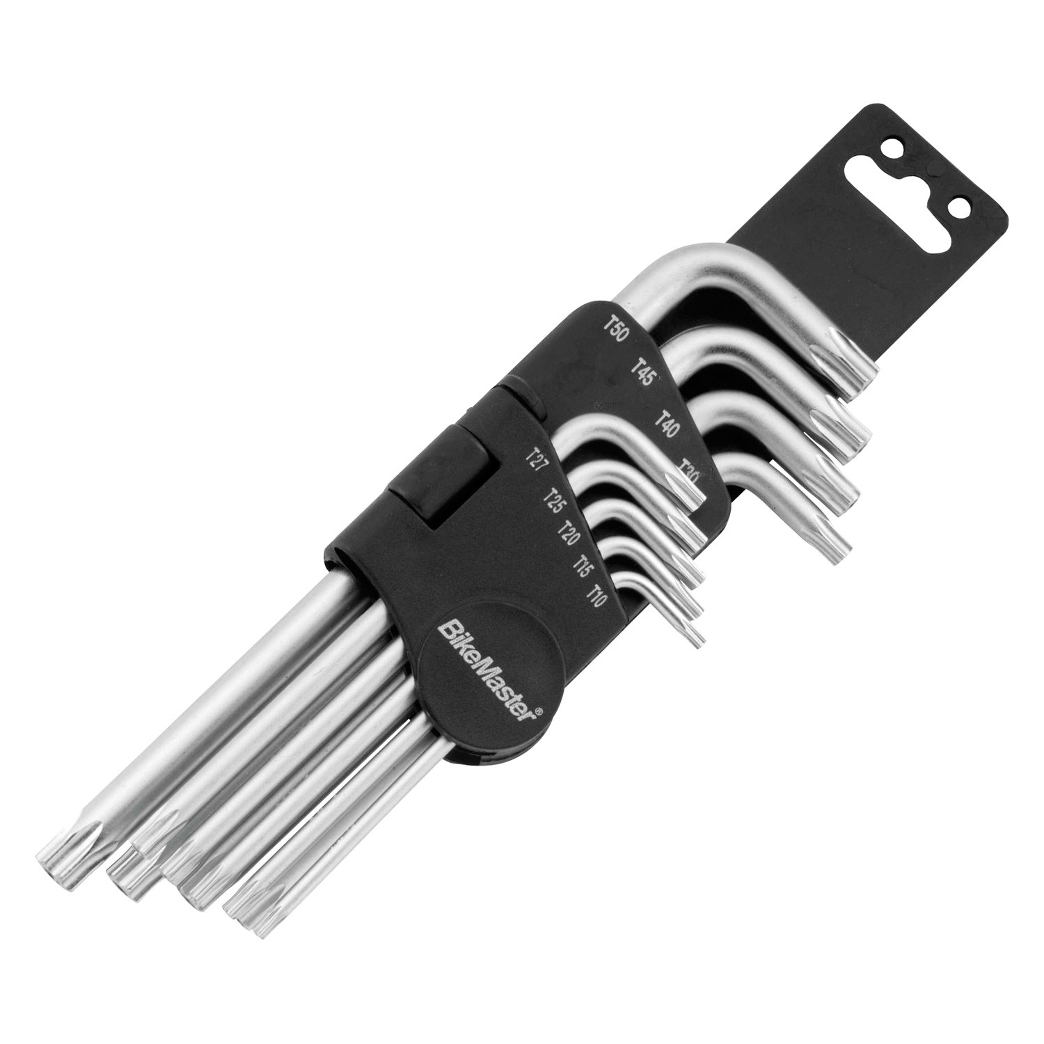 BikeMaster® 151584 - 9-Piece T10 to T50 Short Arm Tamper Resistant