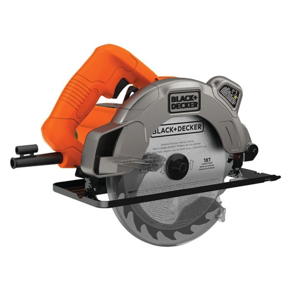 Black & Decker® - 7-1/4" 120 V 13.0 A Corded Right Side Circular Saw with Laser
