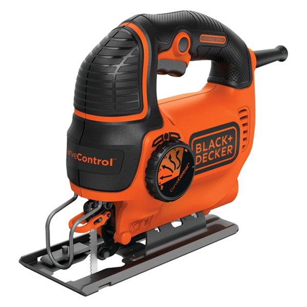Black & Decker® - 120 V 5.0 A Corded D-Handle Variable Speed Jig Saw with CurveControl™